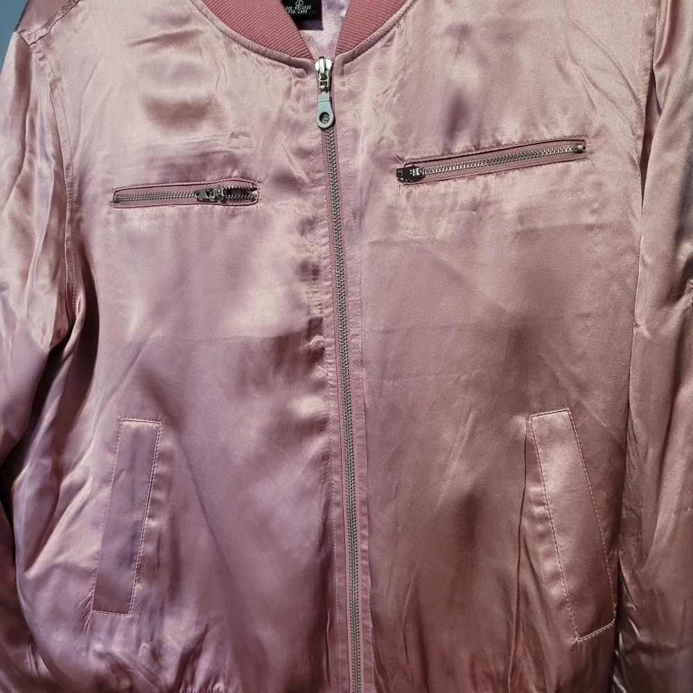 Anne Carson silk bomber jacket. Women's small - Picture 4 of 5